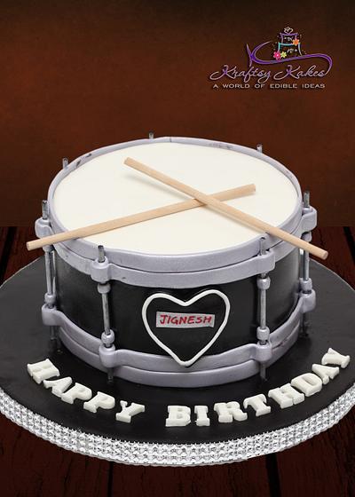 Drum cake - Cake by Kraftsy Kakes (Sri)
