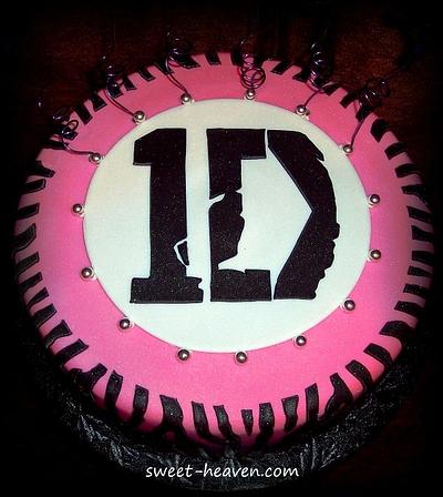 1 Direction Zebra Cake - Cake by Sweet Heaven Cakes