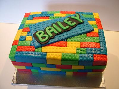 Lego cake - Cake by Tracey
