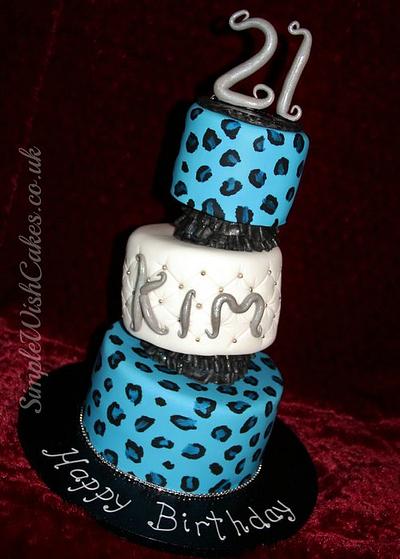 3 Tier Topsy Turvy Cake - Cake by Stef and Carla (Simple Wish Cakes)