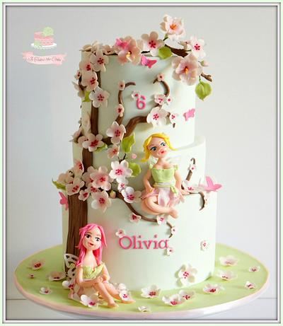 Cherry Blossom Fairies - Cake by Jo Finlayson (Jo Takes the Cake)
