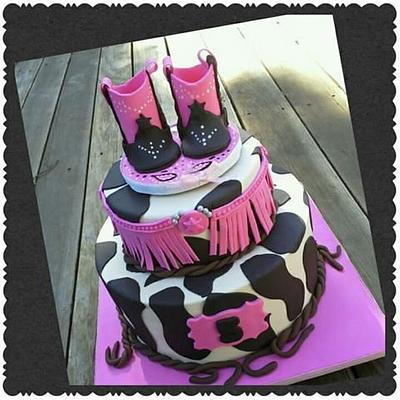 Cowgirl cake! - Cake by Dolcetto Cakes