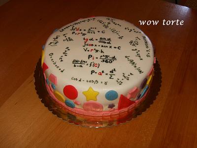 Maths cake - Cake by Ana