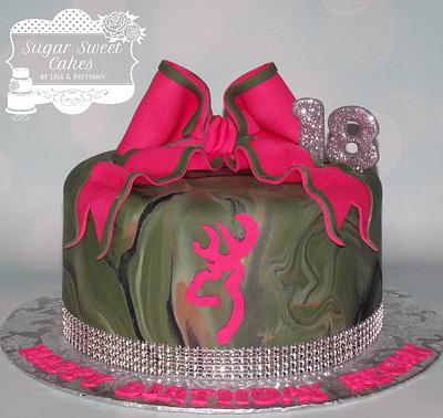 Girly Camo - Cake by Sugar Sweet Cakes