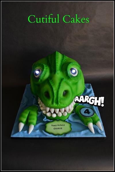 Gluten-Free Dino cake - Cake by Sylvia Elba sugARTIST