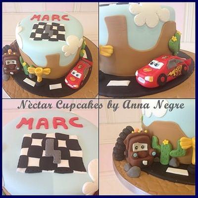 The Cars - Cake by nectarcupcakes