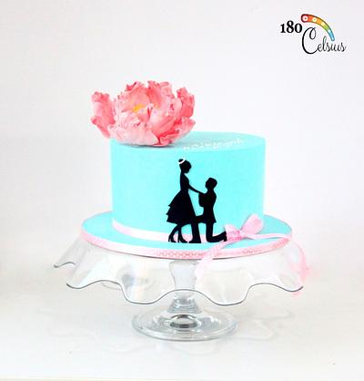 Part 2 : Silhouette Wedding Cake - Cake by Joonie Tan
