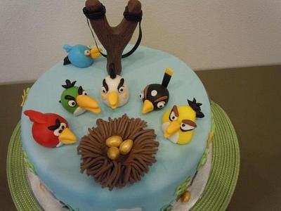 Angry Birds - Cake by Karen Seeley