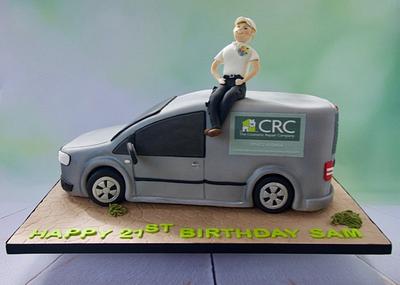 Man with a Van - Cake by Canoodle Cake Company