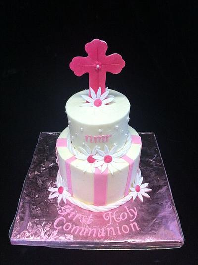 First Communion cake - Cake by Rebecca Litterell