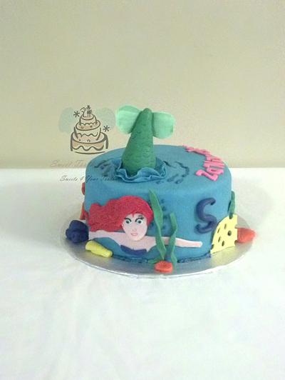 Little Mermaid Birthday Cake - Cake by Carsedra Glass