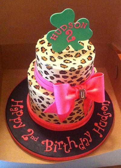 Leopard Print Birthday Cake - Cake by Jenny Kennedy Jenny's Haute Cakes