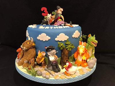 Birthday cake inspired by the books of Julia Donaldson and Axel Scheffler - Cake by Cakesagogo