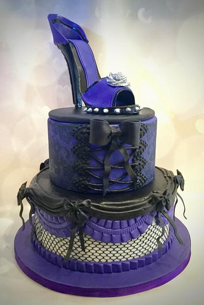 Corset and shoe - Cake by The Elusive Cake Company