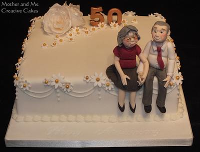 ...and still holding hands! - Cake by Mother and Me Creative Cakes