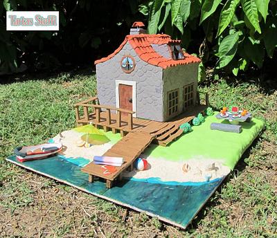 Summer by the lake - Cake by Stephanie Mowery