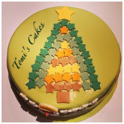 Autumn inspired Christmas Cake - Cake by Tomi