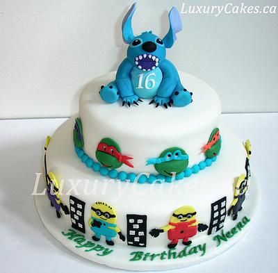 cake topper stitch - Decorated Cake by Pamela Iacobellis - CakesDecor