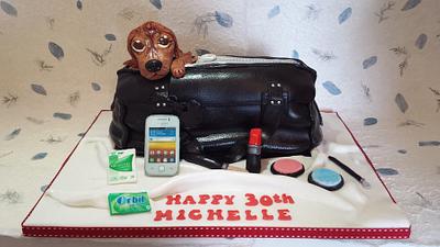 Dog and handbag cake :) - Cake by All things nice 