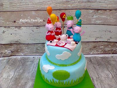 The Peppa Family - Cake by Carla 