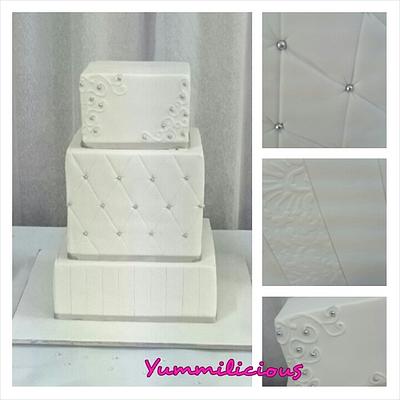 Simple Wedding Cake  - Cake by Yummilicious