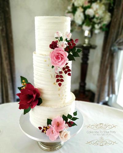 Rustic Wedding Cake - Cake by Leah Jeffery- Cake Me To Your Party