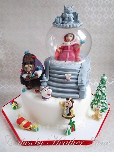 Beauty & The Beast an Enchanted Christmas ~ Bake a Christmas Wish - Cake by Cakes By Heather Jane