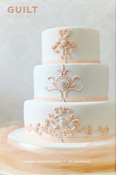 Engagement Cake - Cake by Guilt Desserts