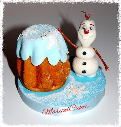 Olaf - Cake by MaripelCakes