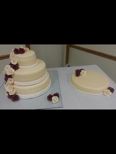Wedding Flowers - Cake by Rosi 