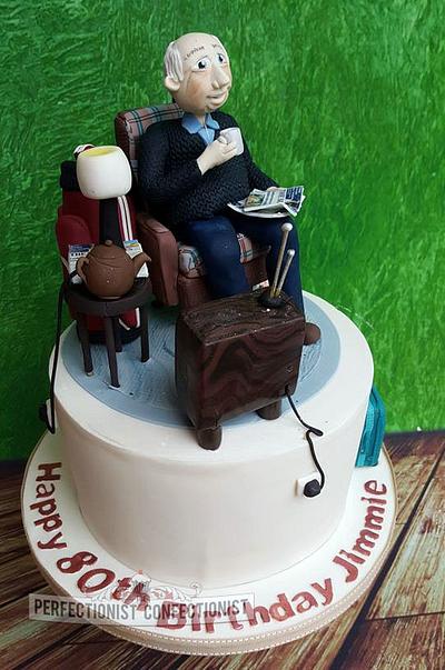 Jimmie - 80th Birthday Cake - Cake by Niamh Geraghty, Perfectionist Confectionist