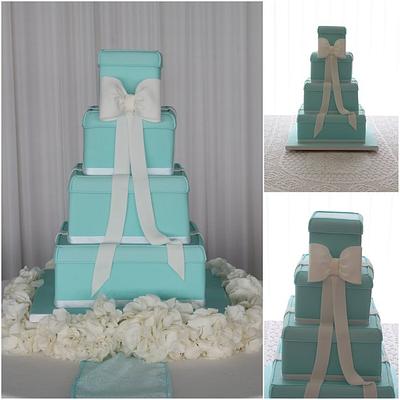 Tiffany Wedding Cake - Cake by TiersandTiaras