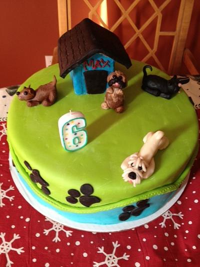 Puppy Dog Birthday Cake - Cake by grandmaB