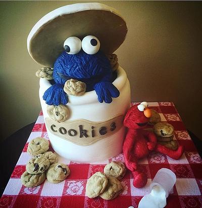 C is for cookie thief - Cake by The Sweet Duchess 
