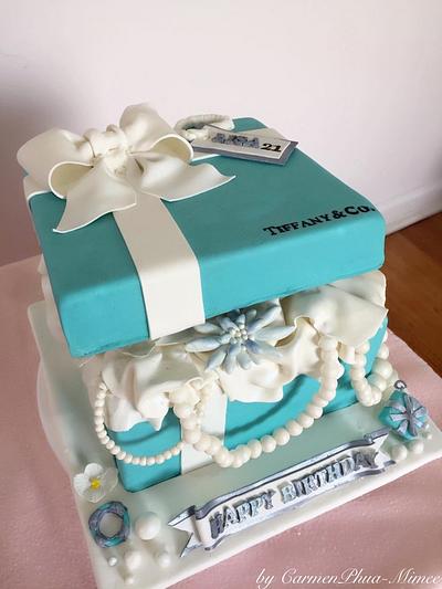 Tiffany&Co. Cake Box - Cake by Mimee