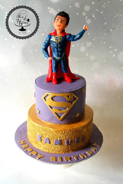 Superman for Samuel - Cake by Slice of Heaven By Geethu
