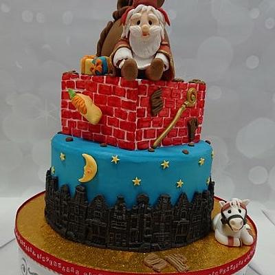 Sinterklaas cake and lolly's  - Cake by Stertaarten (Star Cakes)