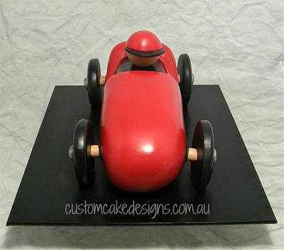 Toy Wooden Car Cake - Cake by Custom Cake Designs