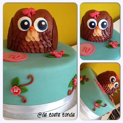 Owl cake - Cake by marieke