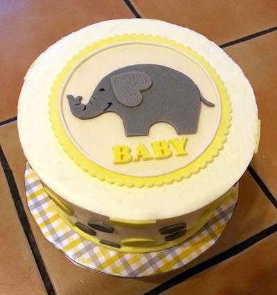 Baby Shower cake - Cake by crnewbold