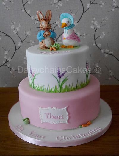 Beatrix Potter christening cake - Cake by Daisychain's Cakes