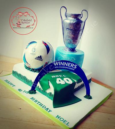 FOOTBALL UEFA CAKE - Cake by Agatha Rogowska ( Cakefield Avenue)