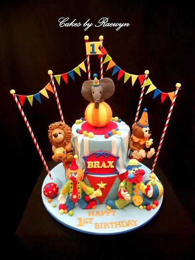 Circus Cake for Brax - Cake by Raewyn Read Cake Design