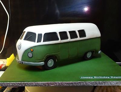VW Campervan  - Cake by MarksCakes
