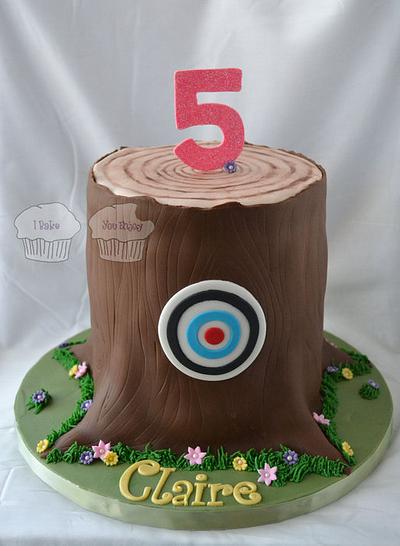 Tree Stump - Cake by Susan