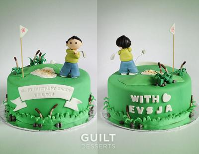 Golf Cake - Cake by Guilt Desserts