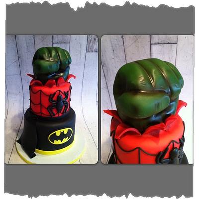 Superhero cake. - Cake by Skmaestas