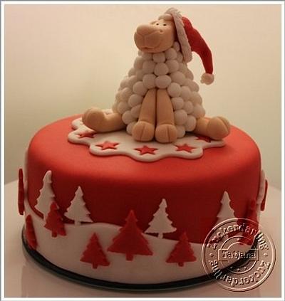 christmas sheep - Cake by Tatjana