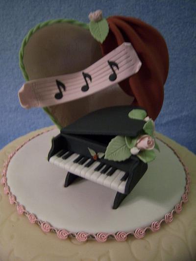 Piano cake topper - Cake by Ria123