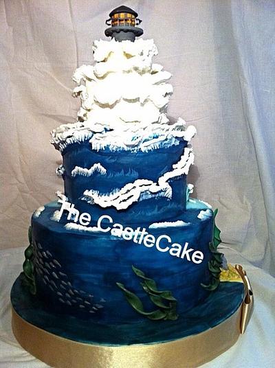 Sea cake  - Cake by Thecastlecake